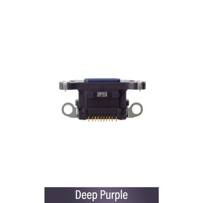 Charging Port Connector for iPhone 14 Pro / 14 Pro Max (Purple)-Deep Purple Charging Port Connector for iPhone 14 Pro / 14 Pro Max (Purple)-Deep Purple